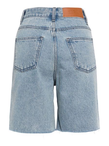 Shorts en jean avec perles Kimhekim