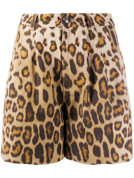Pantalones cortos con estampado leopardo Etro