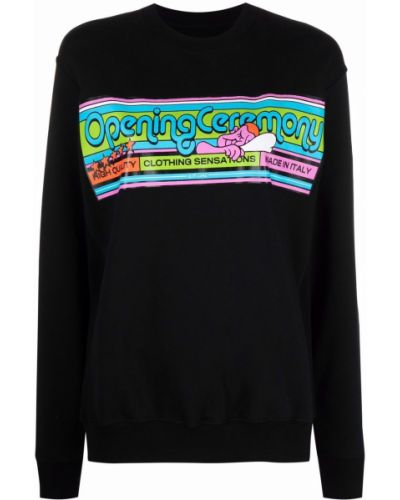 Sudadera con estampado Opening Ceremony negro