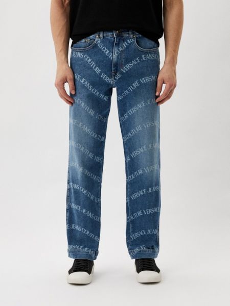 Прямые джинсы Versace Jeans Couture синие