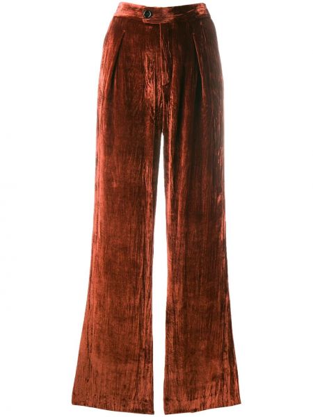 Pantalones rectos Chloé marrón