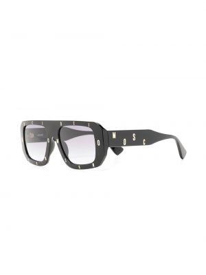 Oversize saulesbrilles Moschino Eyewear melns