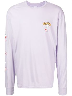 Trykt t-skjorte Ripndip lilla