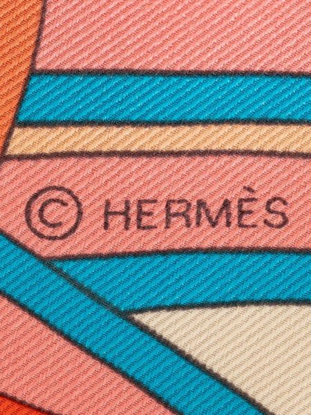 Echarpe en soie Hermès Pre-owned rouge