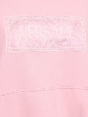 Hanorac din jerseu Versace roz
