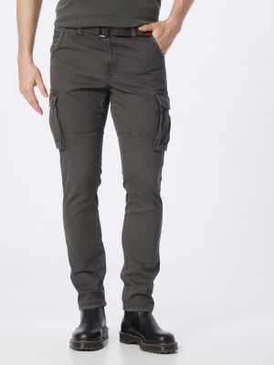 „cargo“ stiliaus kelnės Indicode Jeans pilka
