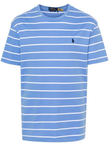 Stribet broderet t-shirt Polo Ralph Lauren