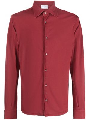 Camicia aderente Fedeli rosso