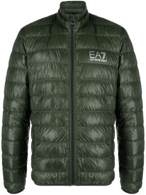 Dūnu jaka ar apdruku Ea7 Emporio Armani zaļš