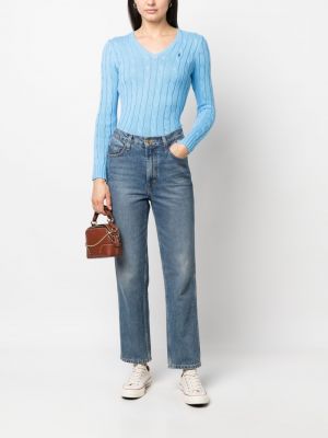Slim fit chino-püksid Polo Ralph Lauren kollane