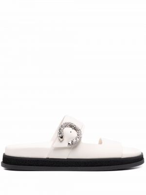 Krystaller flip-flops Jimmy Choo hvit