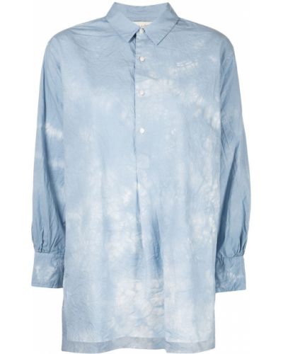 Camisa con estampado tie dye Nili Lotan azul
