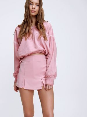 Fustă mini Trend Alaçatı Stili roz