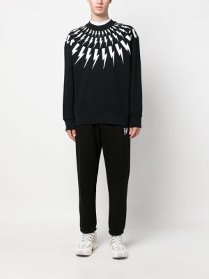 Sweatshirt aus baumwoll mit print Neil Barrett