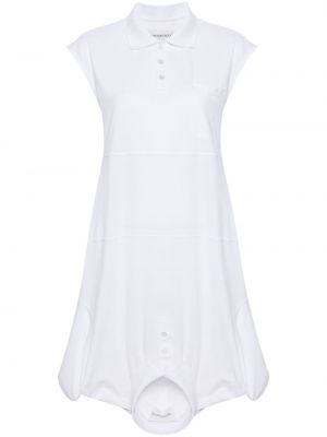 Πουπουλένια φόρεμα σε στυλ πουκάμισο Viktor & Rolf λευκό