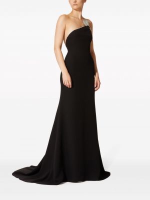 Hedvábné večerní šaty Valentino Garavani černé