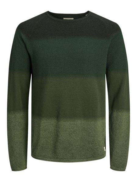 Meleret pullover Jack & Jones grøn