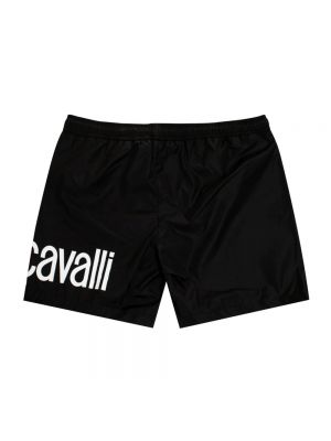 Pantalones cortos de playa Just Cavalli negro