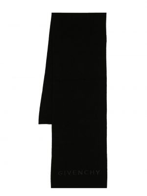 Вълнен шал бродиран Givenchy черно