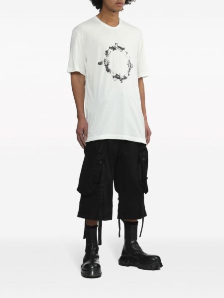 Abstrakte t-shirt mit print mit rundem ausschnitt Julius