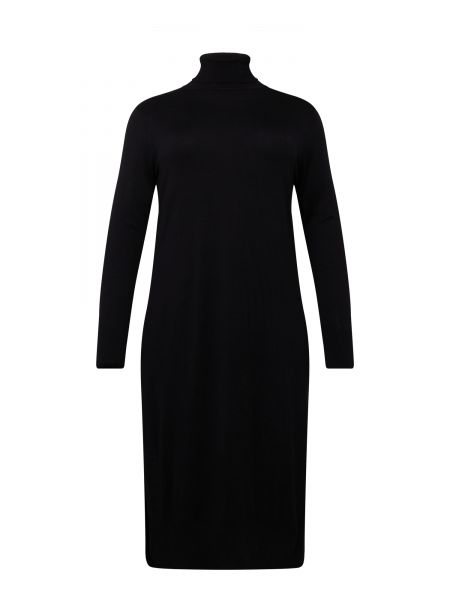Πλεκτή φόρεμα Dorothy Perkins Curve μαύρο