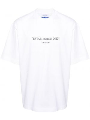 Raštuotas medvilninis marškinėliai Off-white