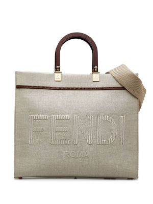 Borsa shopper Fendi Pre-owned grigio