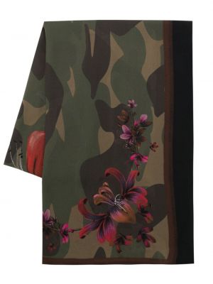 Schal mit print mit camouflage-print Osklen grün