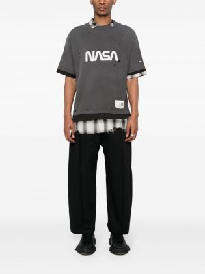 Medvilninis marškinėliai Maison Mihara Yasuhiro
