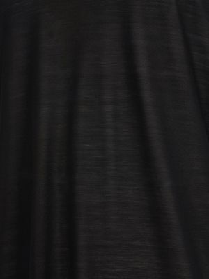 Tricou de mătase Lemaire negru