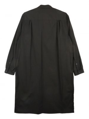 Chemise en coton avec manches longues Yohji Yamamoto noir