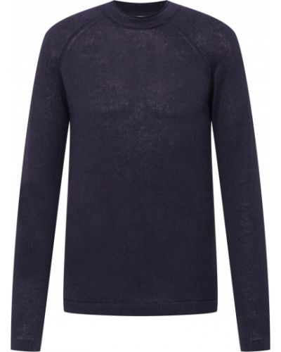 Pullover Solid blu