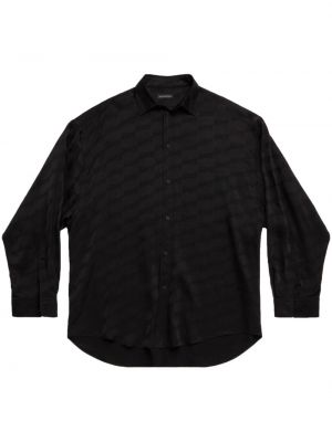 Krekls ar pogām Balenciaga melns