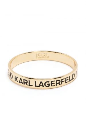 Bracciale con stampa Karl Lagerfeld oro
