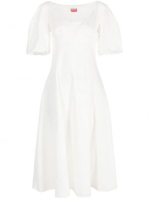 Μίντι φόρεμα Kenzo λευκό