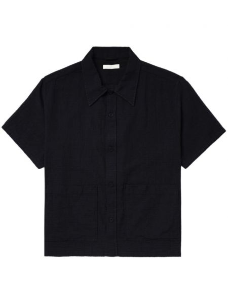 Βαμβακερό πουκάμισο Mfpen μαύρο