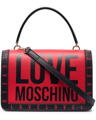 Bolso shopper Love Moschino rojo