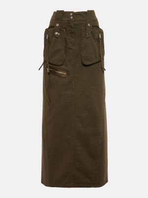 Džínsová sukňa Blumarine hnedá