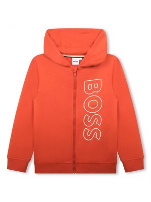 Hoodie Boss Kidswear arancione