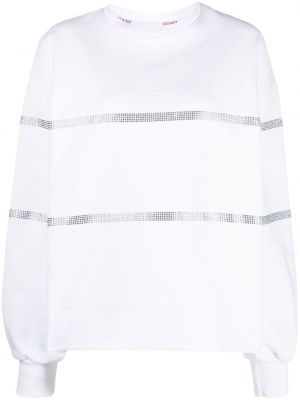 T-shirt à rayures avec manches longues Gcds blanc