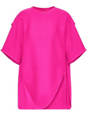 Asymmetrische t-shirt Valentino Garavani pink