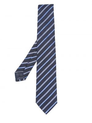 Копринена вратовръзка на райета Emporio Armani