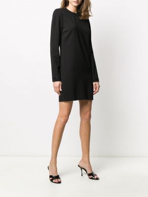 Mini šaty s korálky Dsquared2 černé
