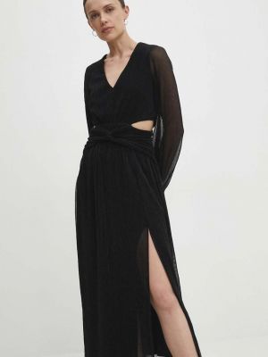 Макси рокля Answear Lab черно