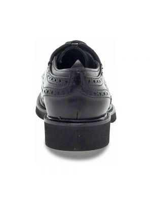 Zapatos derby de cuero Guidi negro