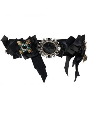 Колан с панделка Dolce & Gabbana Pre-owned черно
