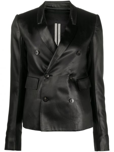 Montert lang blazer Rick Owens svart