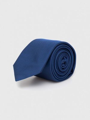 Jedwabny krawat Hugo niebieski