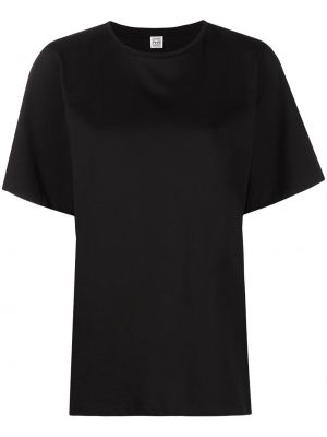Voľné tričko Totême čierna