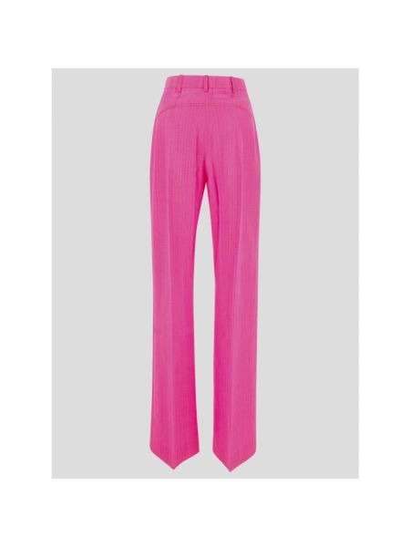 Pantalones de viscosa Jacquemus rosa